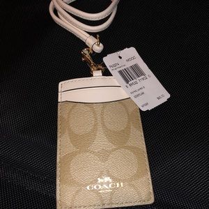 Coach luggage tag/ ID holder